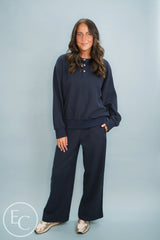 Emerson Coast Waffle Knit Henley Sweatshirt & Pants Set