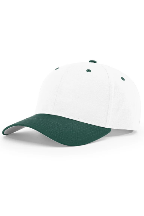 White/Dark Green