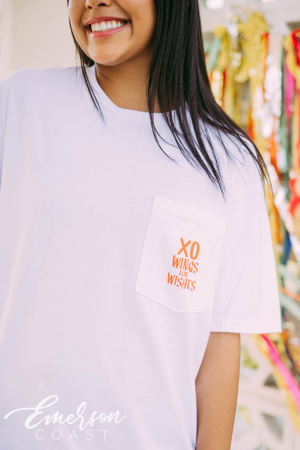 Chi Omega Wings for Wishes Tshirt