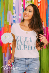 Zeta Tau Alpha Simple Tshirt