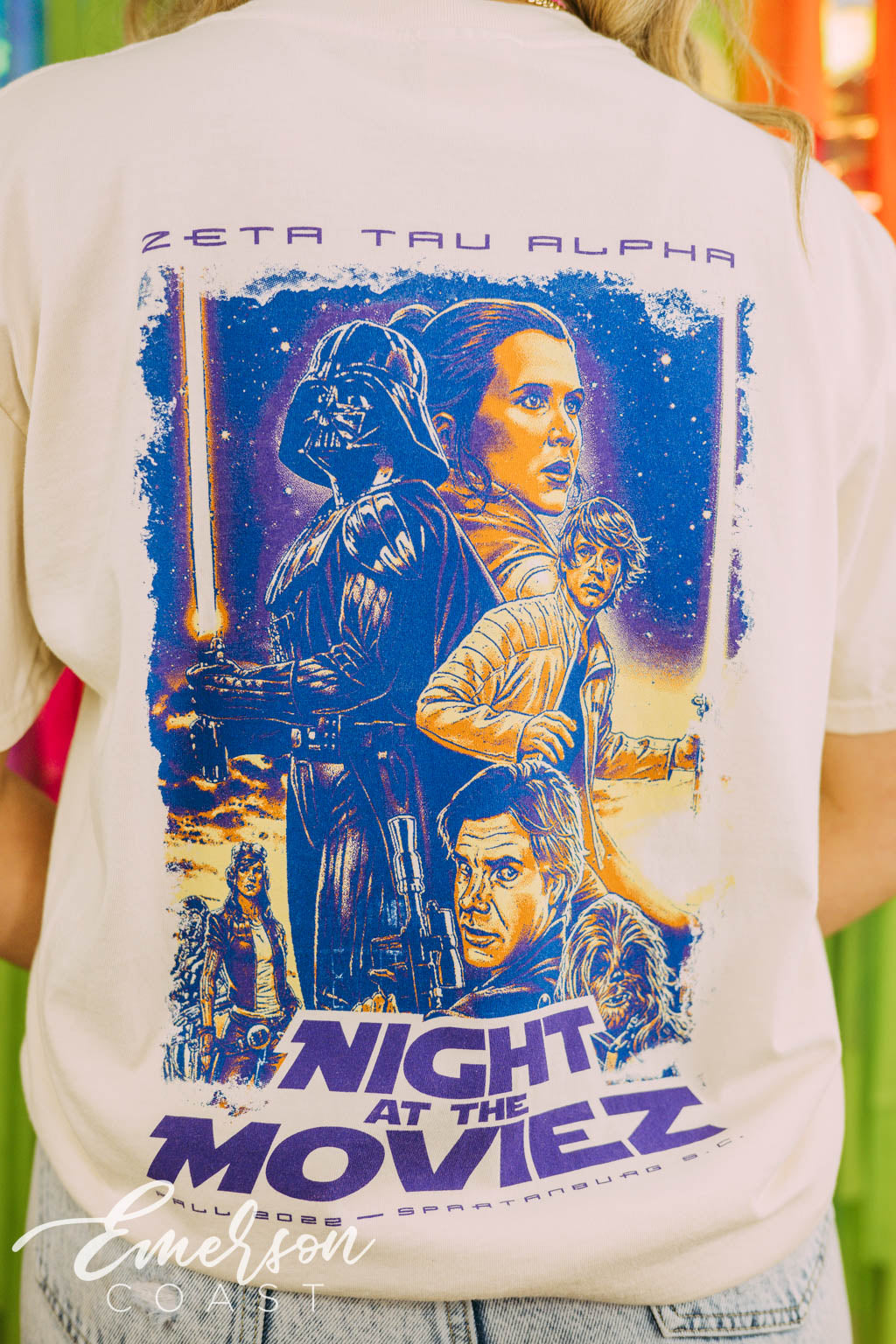 Zeta Night at the Moviez Tee