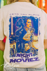 Zeta Night at the Moviez Tee