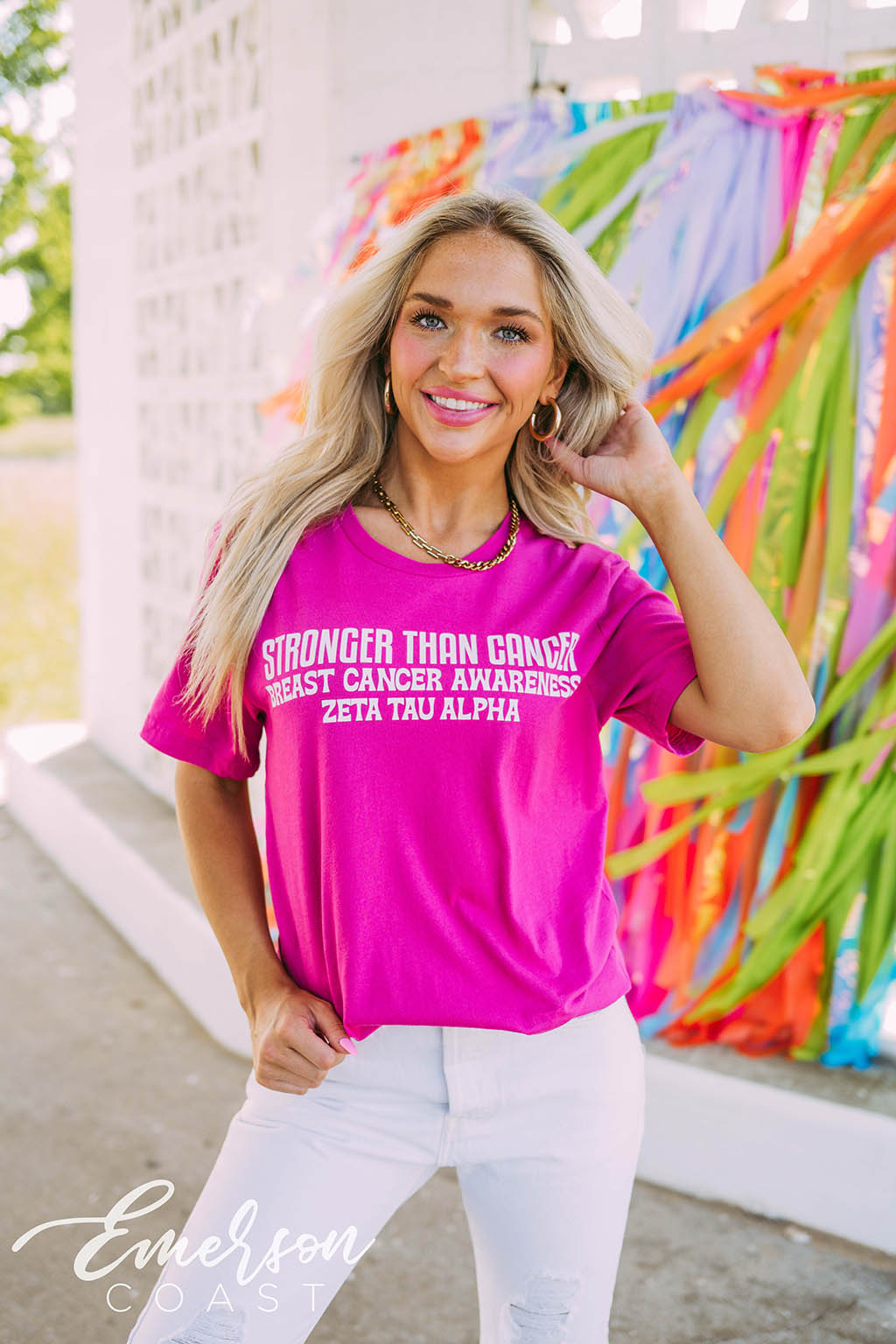 Zeta Stronger Than Cancer Tshirt