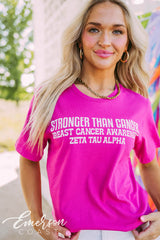 Zeta Stronger Than Cancer Tshirt