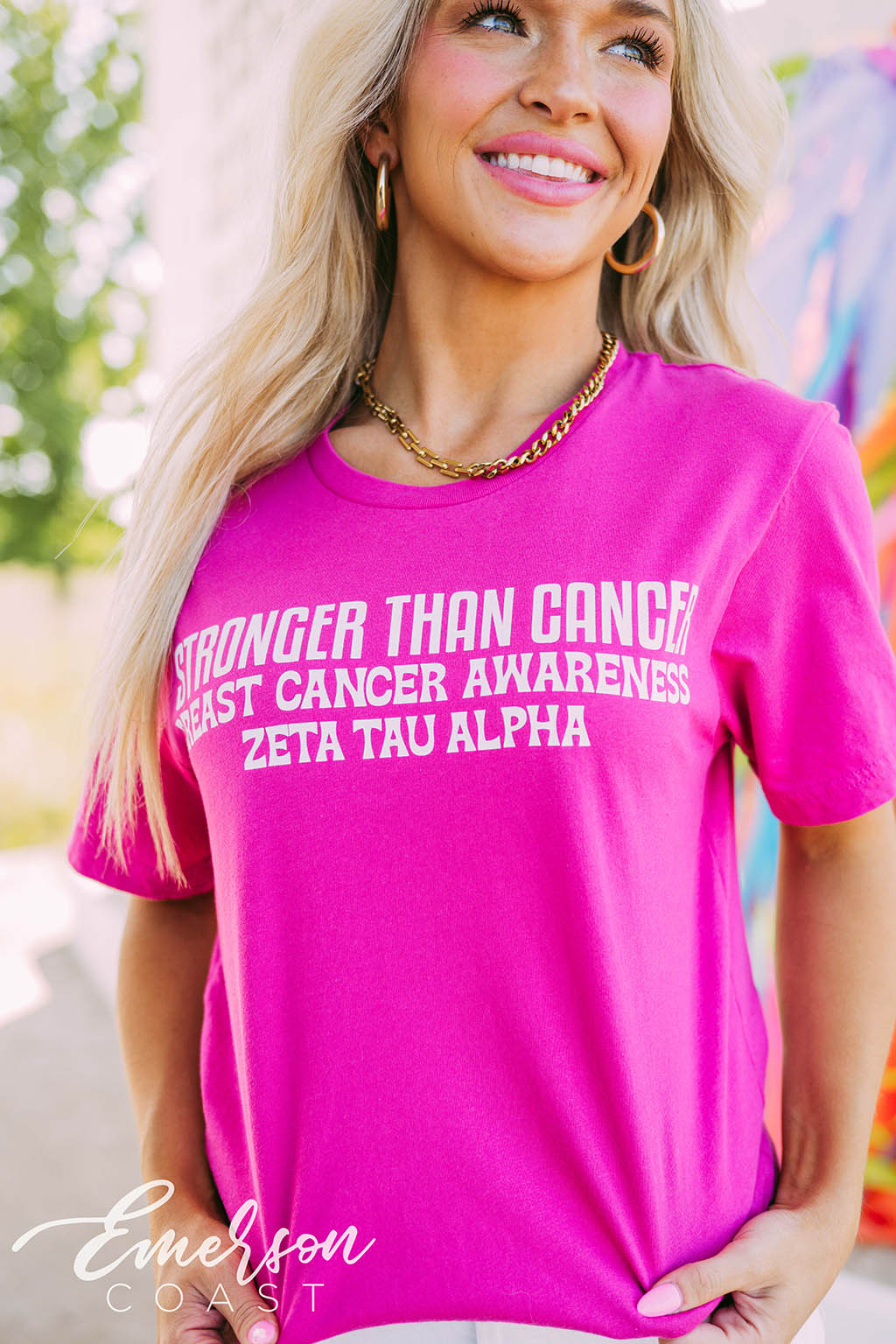 Zeta Stronger Than Cancer Tshirt