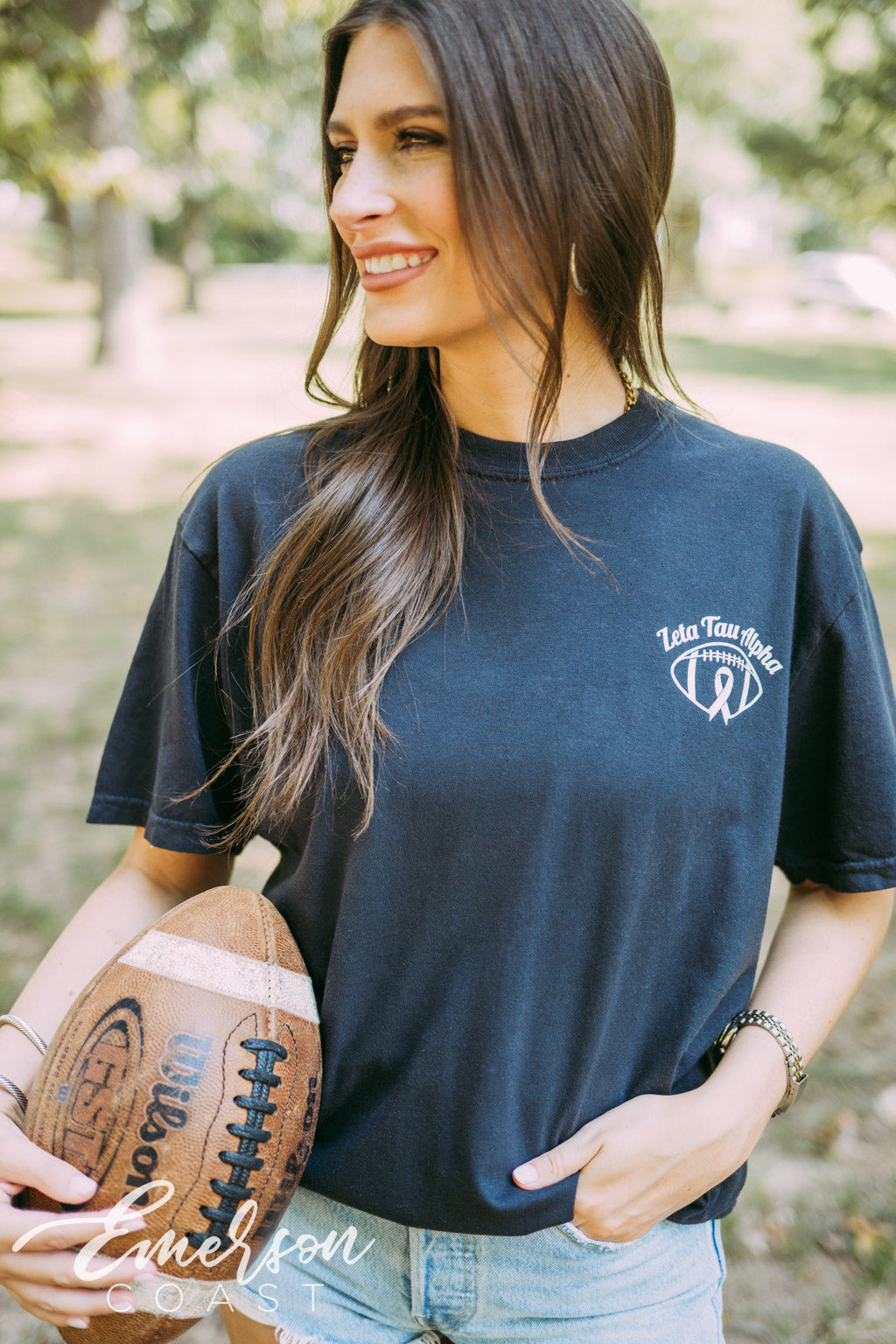 Zeta Tackle for a Cure Tshirt