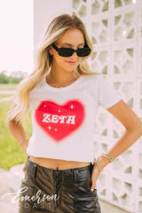 Zeta Tau Alpha Heart Baby Tee