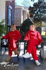 Zeta Bright Red Lucky Matching Set