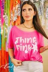 Zeta Think Pink Tee
