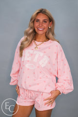Zeta Tau Alpha PR Pink Polka Dot Set