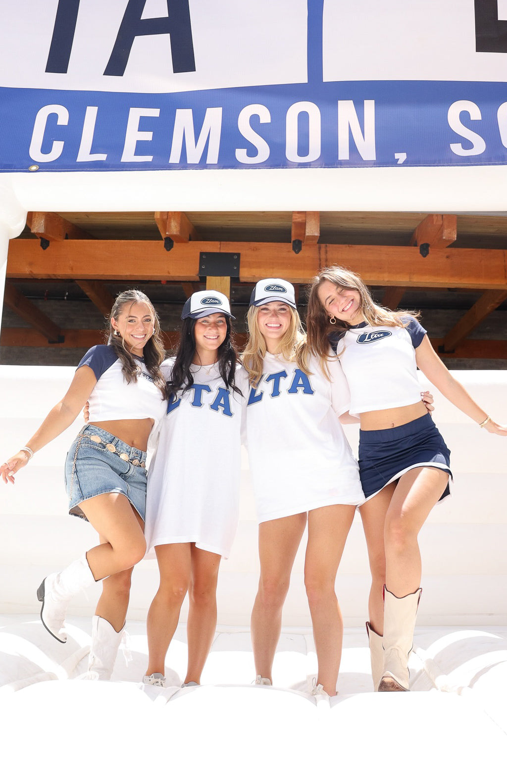 Zeta Tau Alpha Clemson University Built Zeta Tough Bid Day Tee