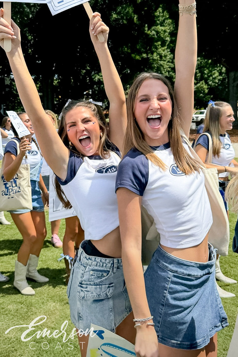 Zeta Tau Alpha Clemson University Built Zeta Tough Bid Day Tee