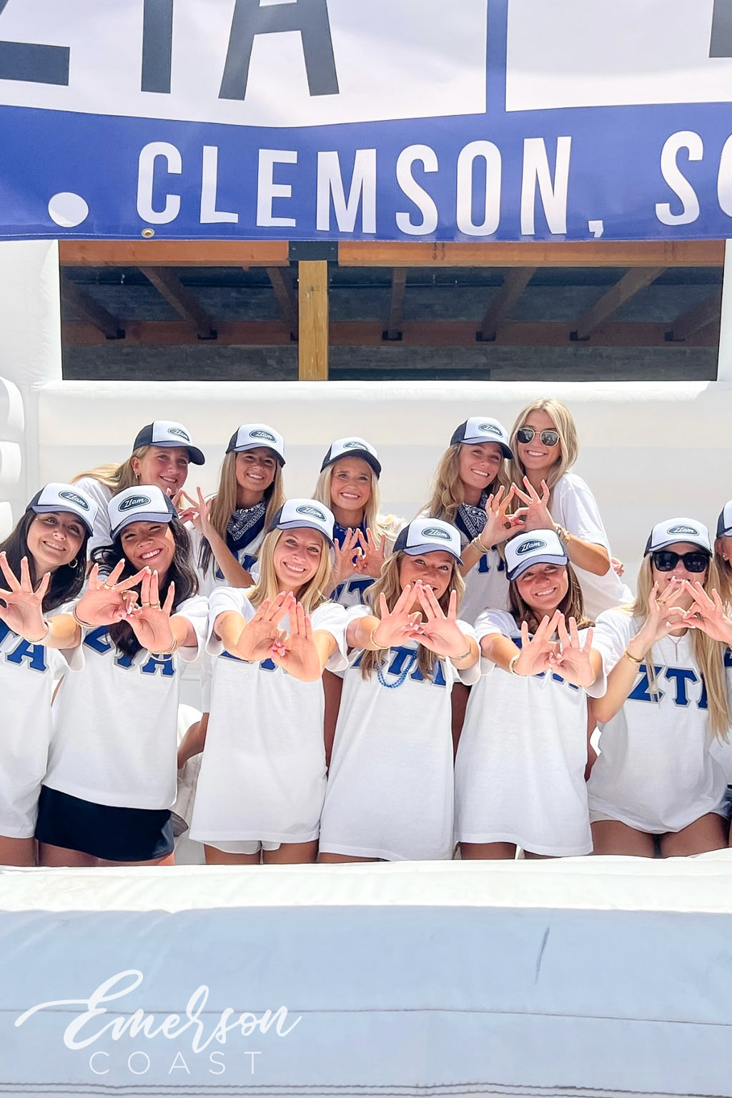 Zeta Tau Alpha Clemson University Built Zeta Tough Bid Day Tee