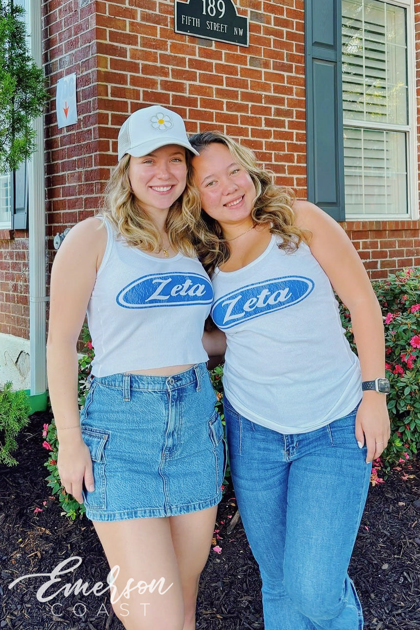 Zeta Tau Alpha Georgia Tech Work Week Ribbed Tank
