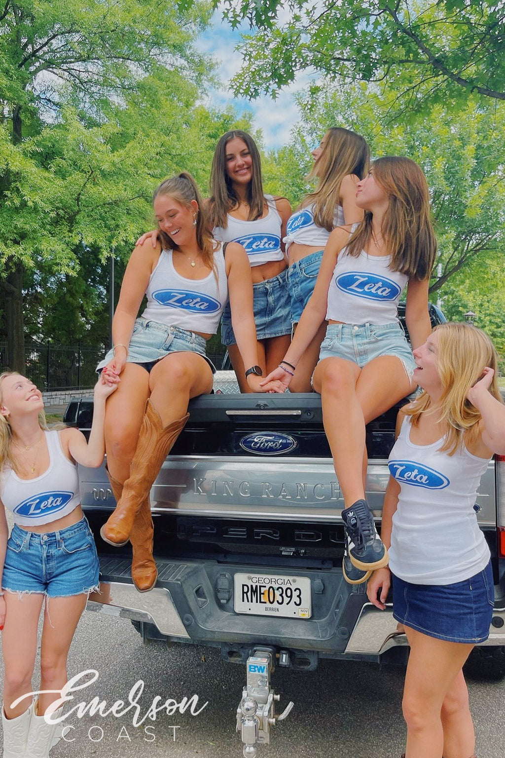 Zeta Tau Alpha Georgia Tech Work Week Ribbed Tank