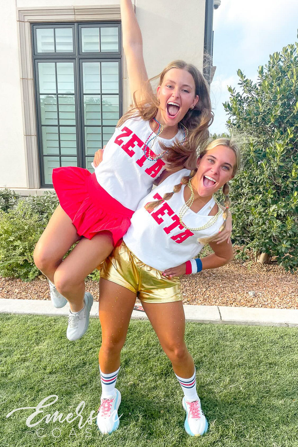 Zeta Tau Alpha Texas Tech University Going For Gold Work Week Tank