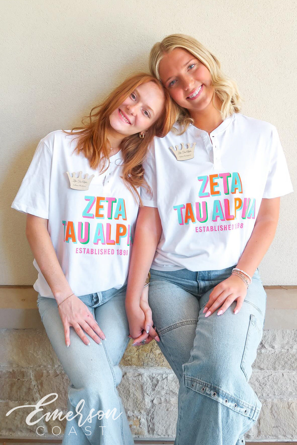 Zeta Tau Alpha Texas Tech University Bold Recruitment Henley
