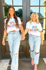 Zeta Tau Alpha Texas Tech University Bold Recruitment Henley