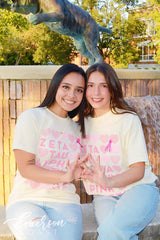 Zeta Tau Alpha East Central University Think Pink Philanthropy Tshirt