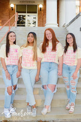 Zeta Tau Alpha East Central University Think Pink Philanthropy Tshirt