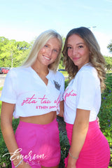 Zeta Tau Alpha University of North Florida Think Pink Henley