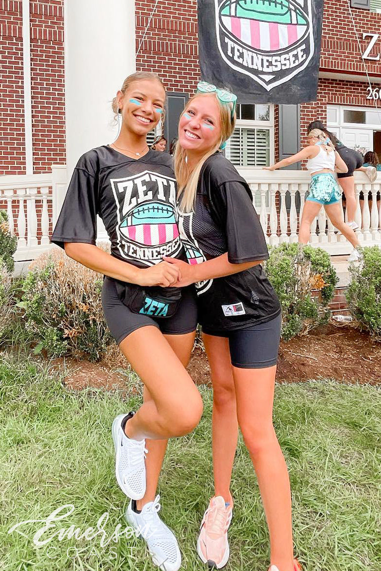 Zeta Tau Alpha Bid Day Football Jersey - Emerson Coast