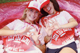 Zeta Tau Alpha Light Pink Stitched Letters Tee
