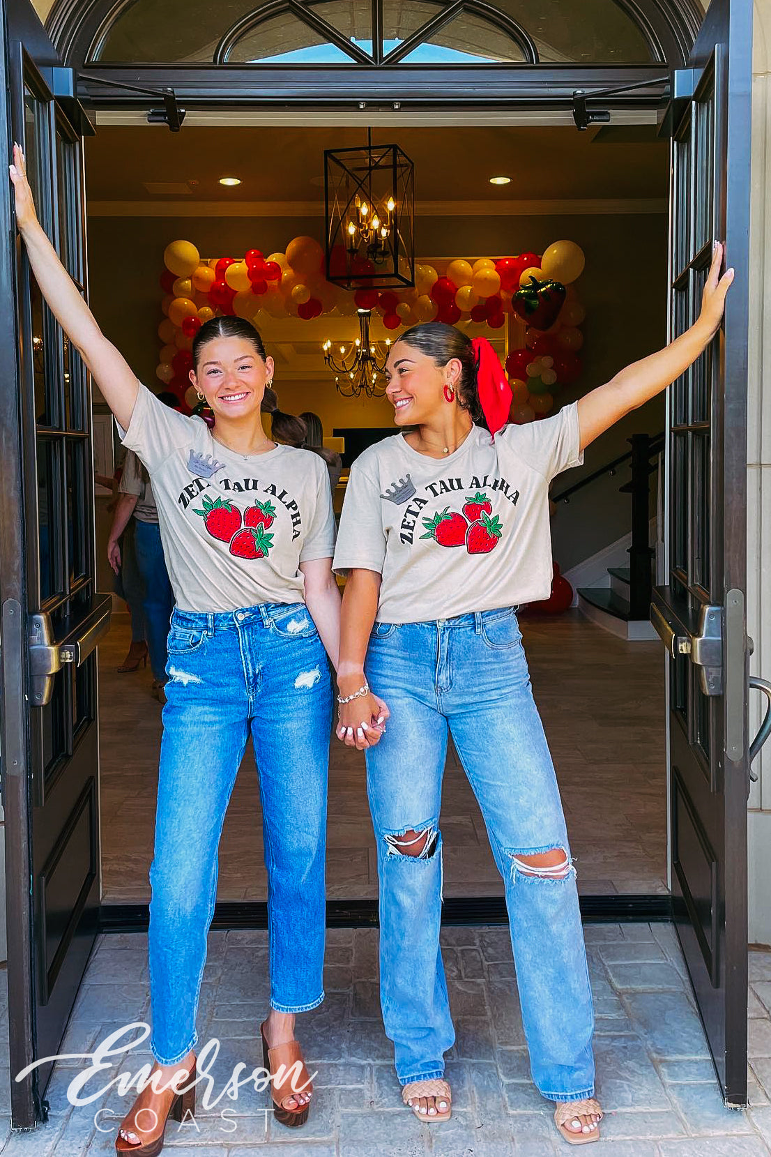 Zeta Tau Alpha Strawberry Recruitment Tee