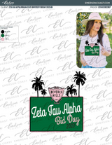 Zeta Tau Alpha Beverly Hills Bid Day Tee
