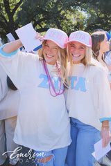 Zeta Tau Alpha Recruitment and Bid Day Greek Letter Jersey