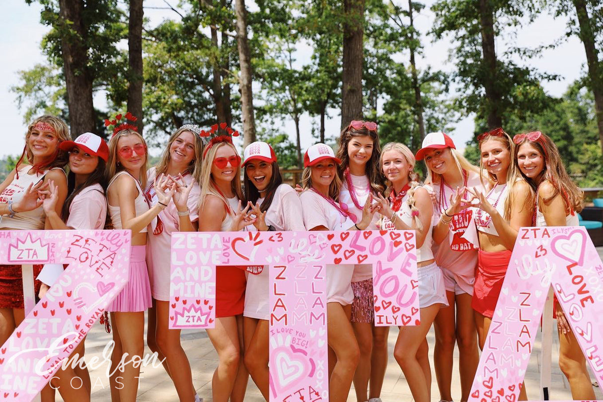 Zeta Tau Alpha Love Like Zeta Bid Day Baby Tank