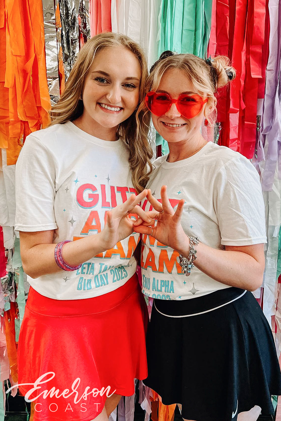 ZTA Glitz and Zlam Bid Day Tee