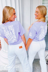 All You Need Is Zeta Tau Alpha Lavender Tee