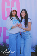 Zeta Tau Alpha Turquoise Greek Letter Bid Day Jersey