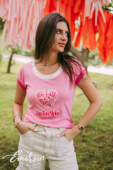Zeta Tau Alpha Seek The Noblest Coquette Ringer Tee