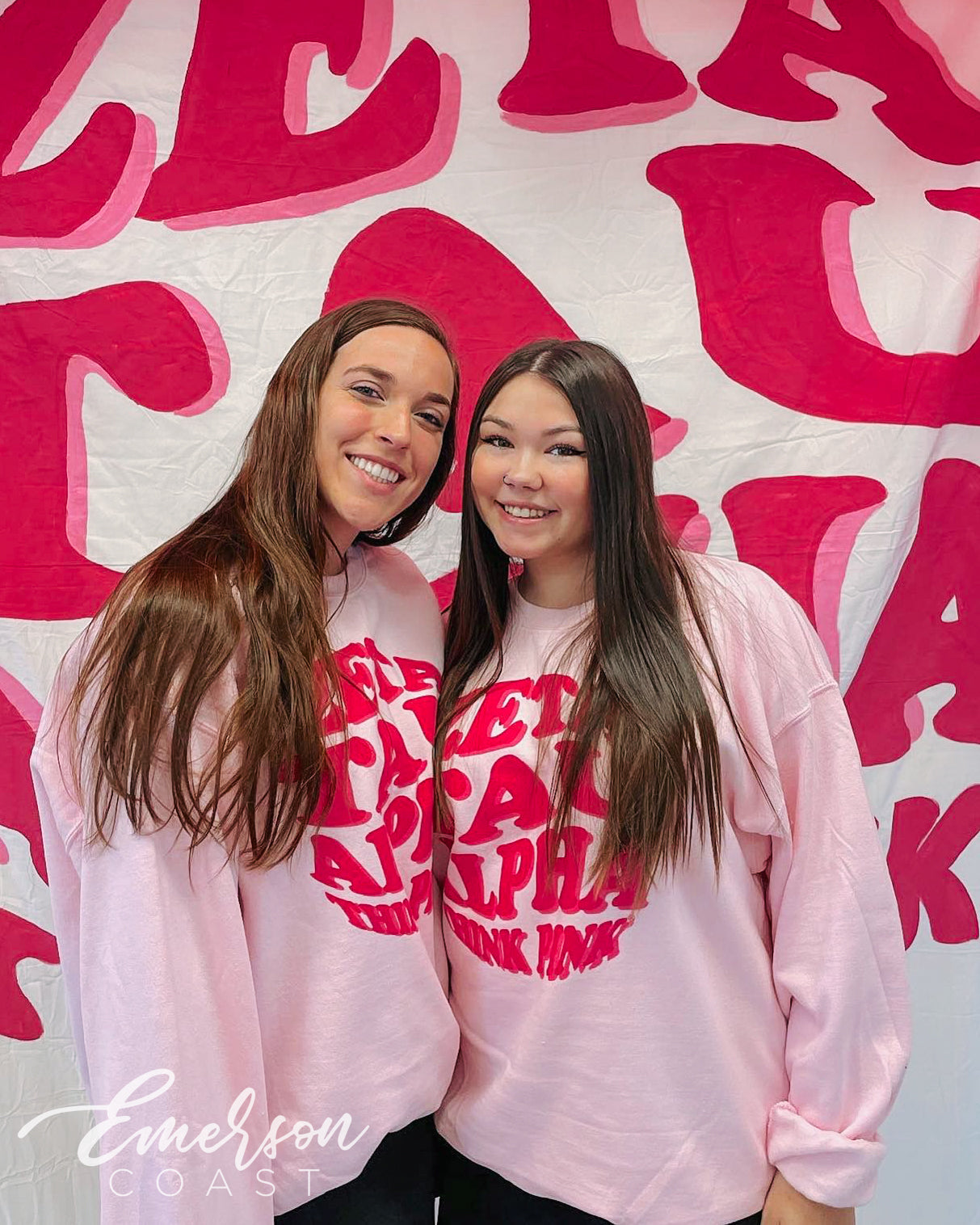 Zeta Tau Alpha Think Pink Crewneck