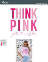Zeta Tau Alpha Bold Think Pink Tee