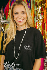 Alpha Delta Pi Black Diamond Pearl Formal Tee