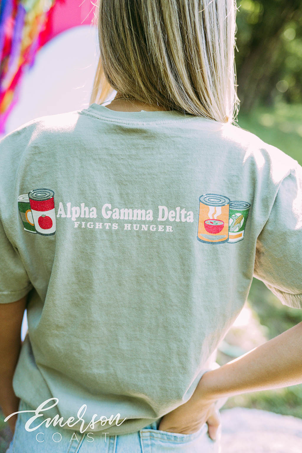 Alpha Gamma Delta Philanthropy Fight Hunger Can Drive Tee