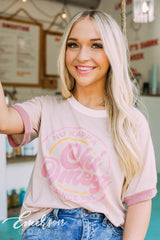 Chi Omega Recruitment Colorblock Ringer Tee