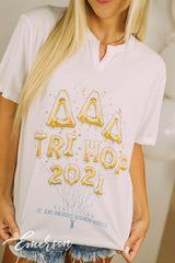Delta Delta Delta Philanthropy Tri Hop Notch Tee