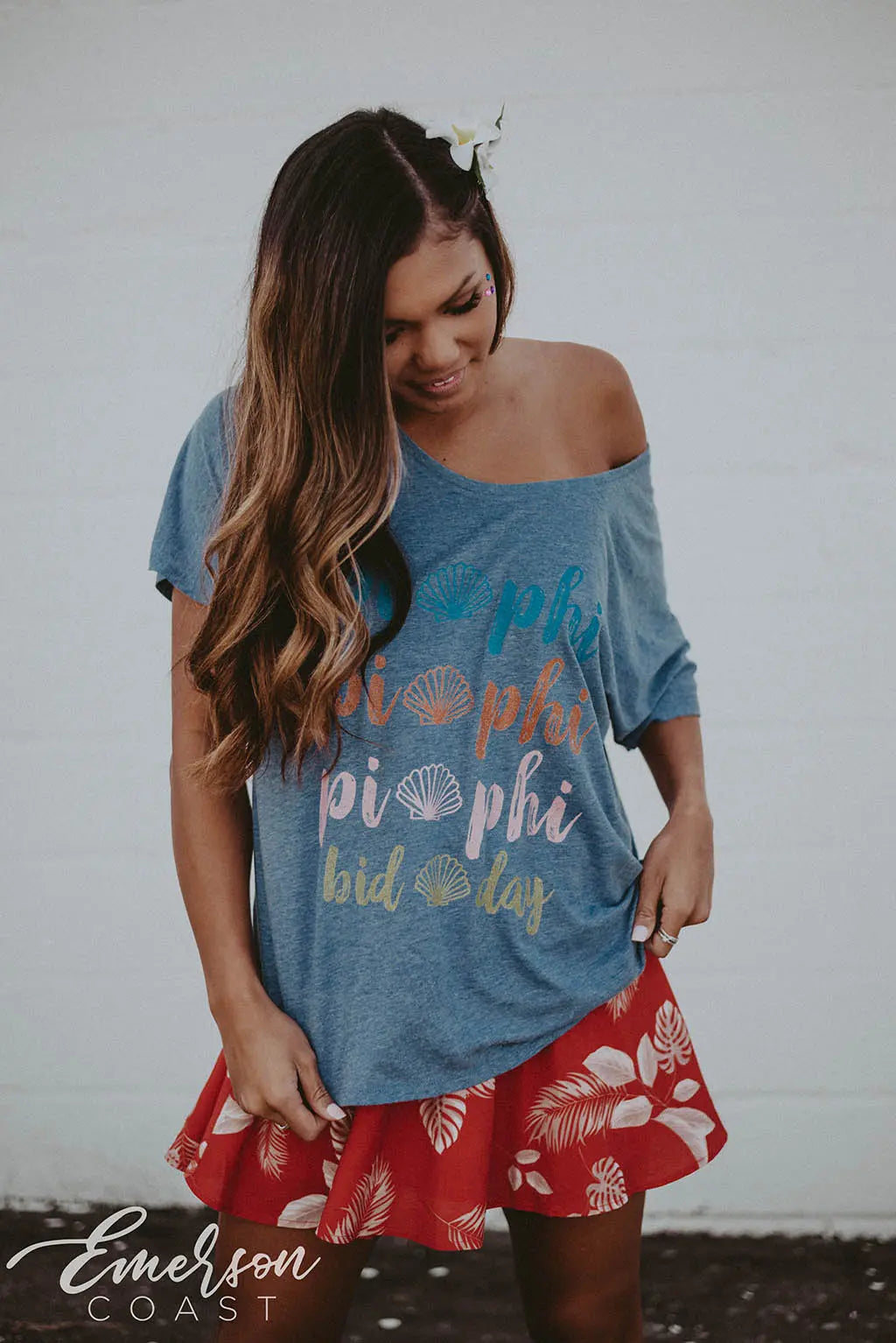 Pi Phi Under The Sea Bid Day Tee
