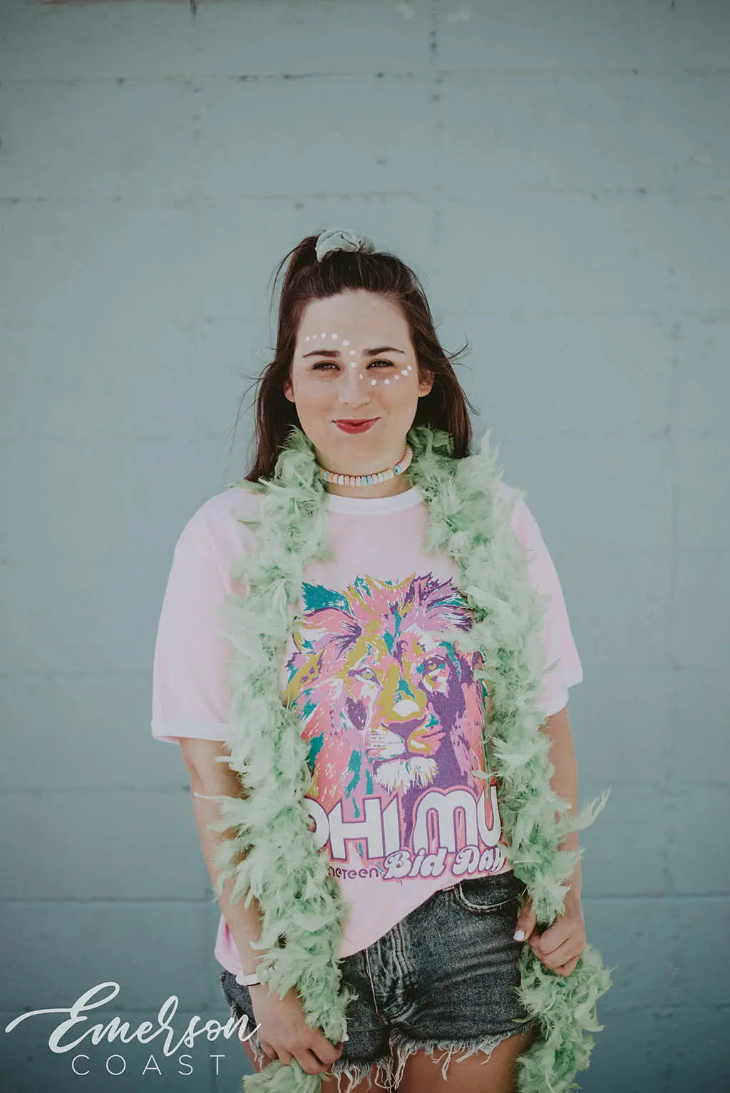 Phi Mu Pop Art Bid Day Tee