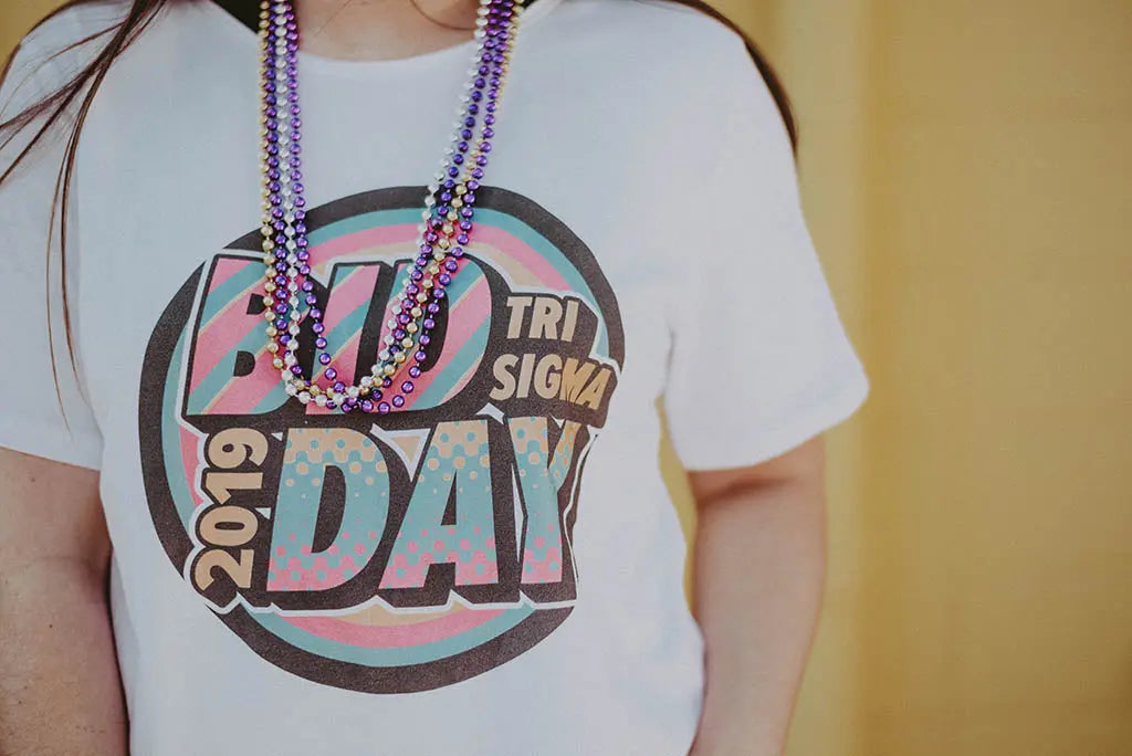 Tri Sigma Retro Bid Day T-shirt