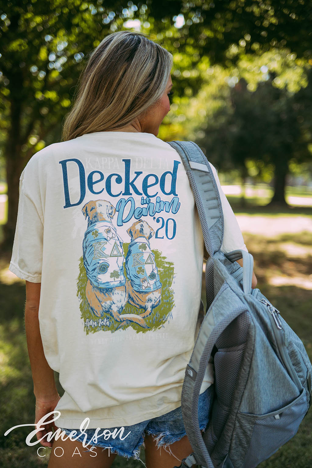 Kappa Delta Social Decked Out In Denim Tee