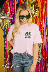 Kappa Delta Shamrock Week Pink Tee