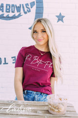 Pi Beta Phi Recruitment Maroon Tee