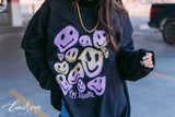 Tri Delta Smiley Face PR Crewneck
