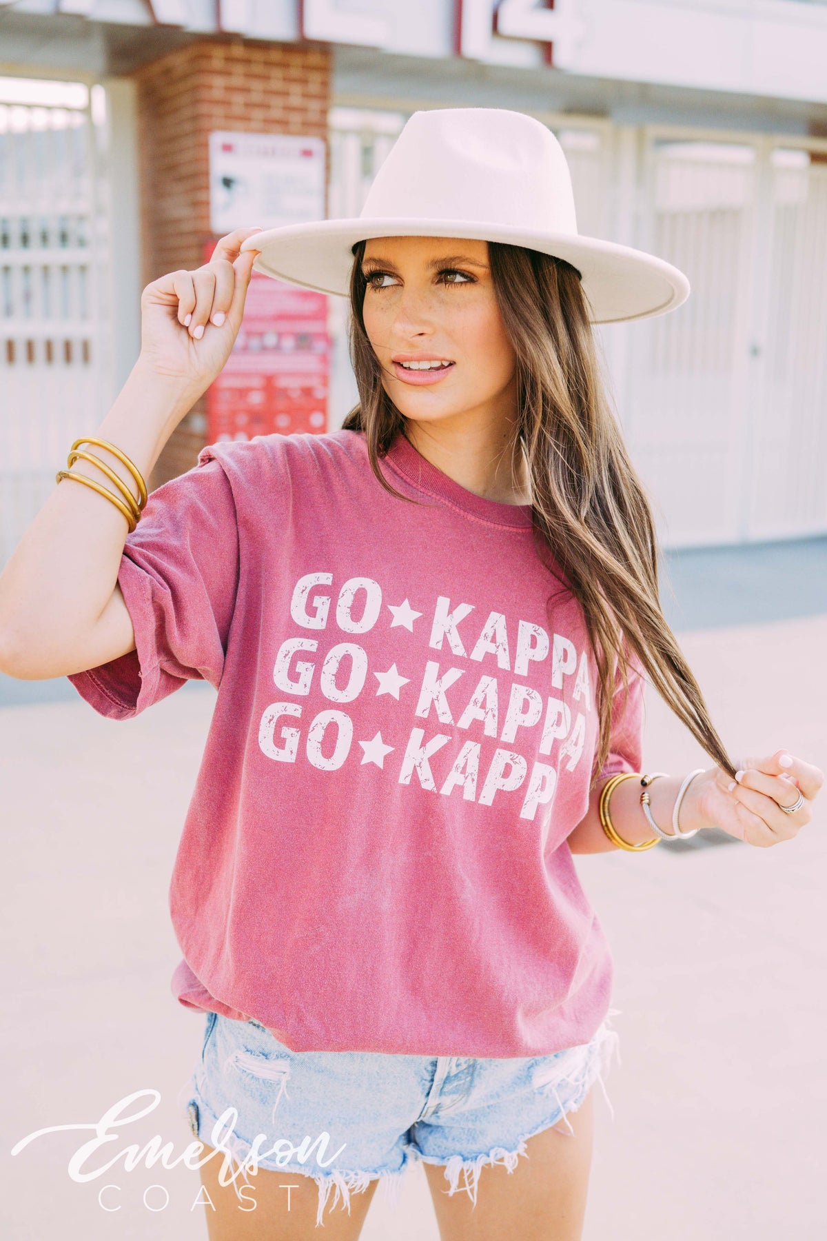 Kappa Kappa Gamma PR Go Kappa Brick Tee