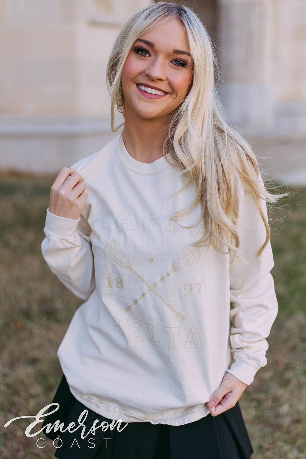 Kappa Delta Vintage Lacrosse Tee
